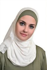 AL- Amira hijab-Women Muslim Cotton Scarf Warp Head scarf Islamic Arab Hijab