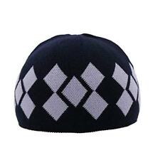 Modefa Turkish Islamic Men's Argyle Kufi Takke Skull Cap Prayer Hat