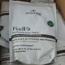 Arbonne FeelFit Pea Protein Shake Chocolate Flavor 2lbs/10.3 Oz EXP 6/2023