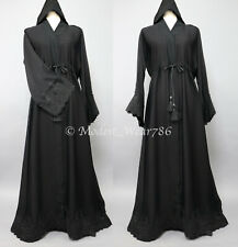 US STOCK Women Muslim Kaftan Islamic Party Night Sweater Jumper Long Maxi Dress