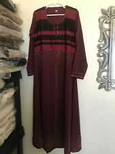 Kids Girls Muslim Islamic Dress Long Sleeves Soft Full Length Burka Maxi Abaya